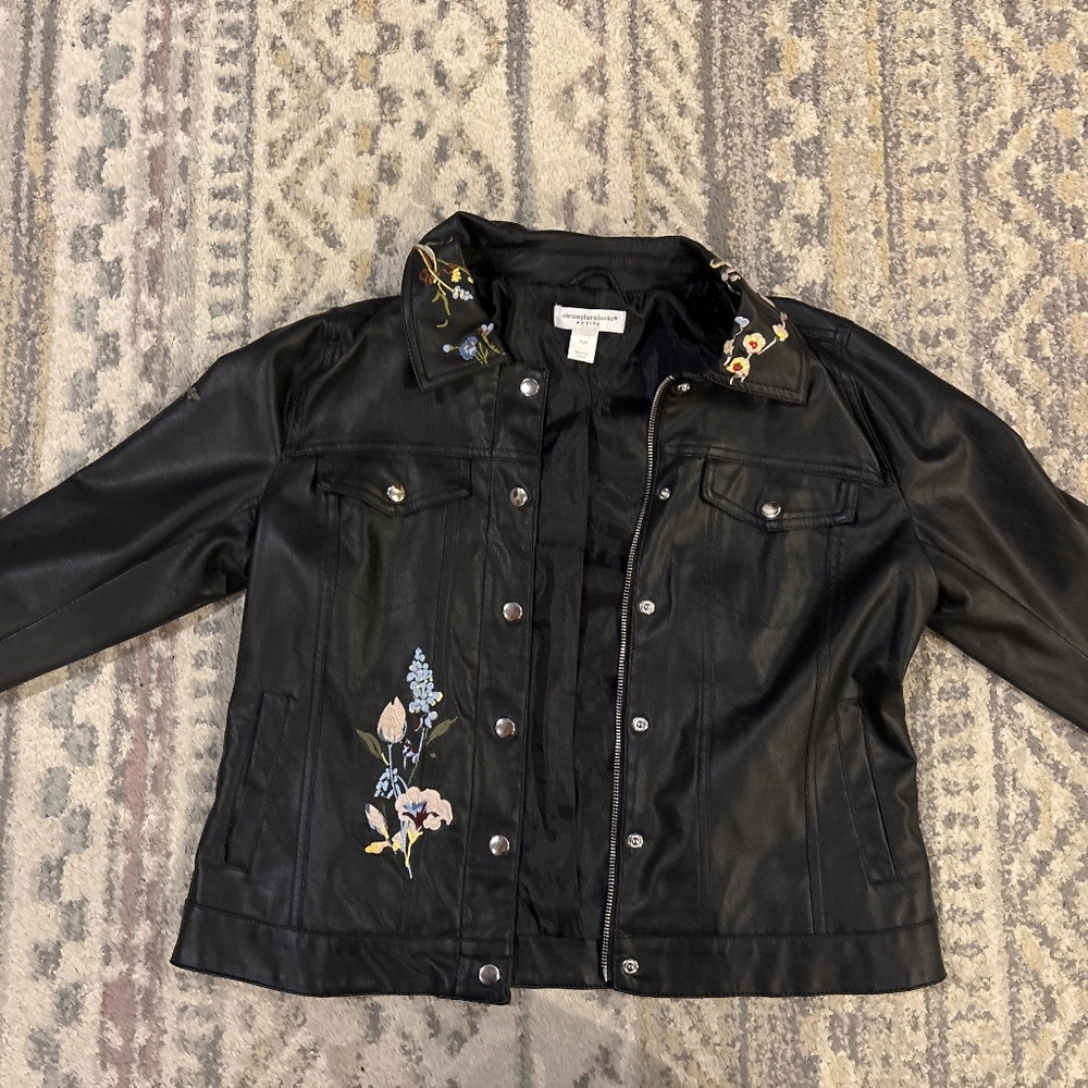 Christopher & Banks Embroidered Jacket